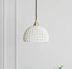 Vintage Ceramic Pendant Light LED 4W 10x18 cm 90-260V