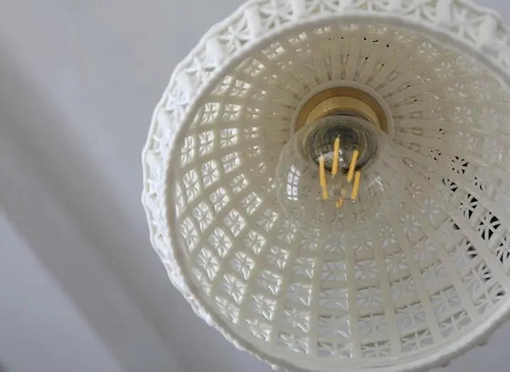 Vintage Ceramic Pendant Light LED 4W 10x18 cm 90-260V