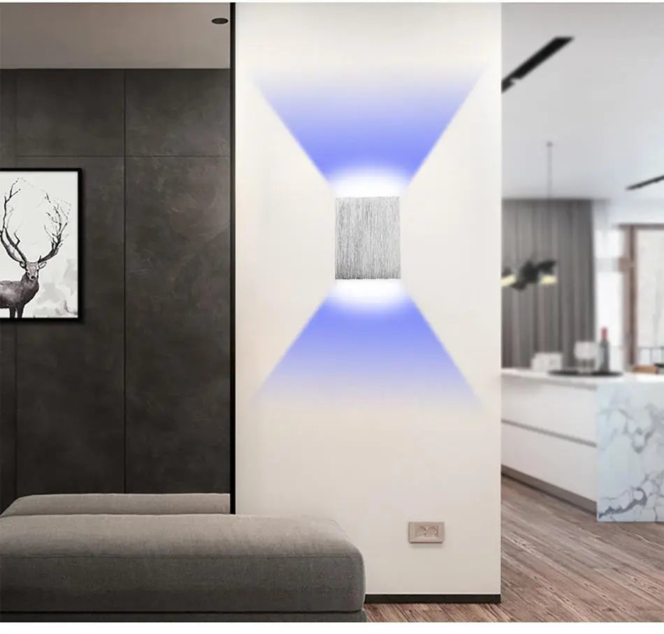 Modern LED Cube Wall Light Aluminium IP44 2W to 6W