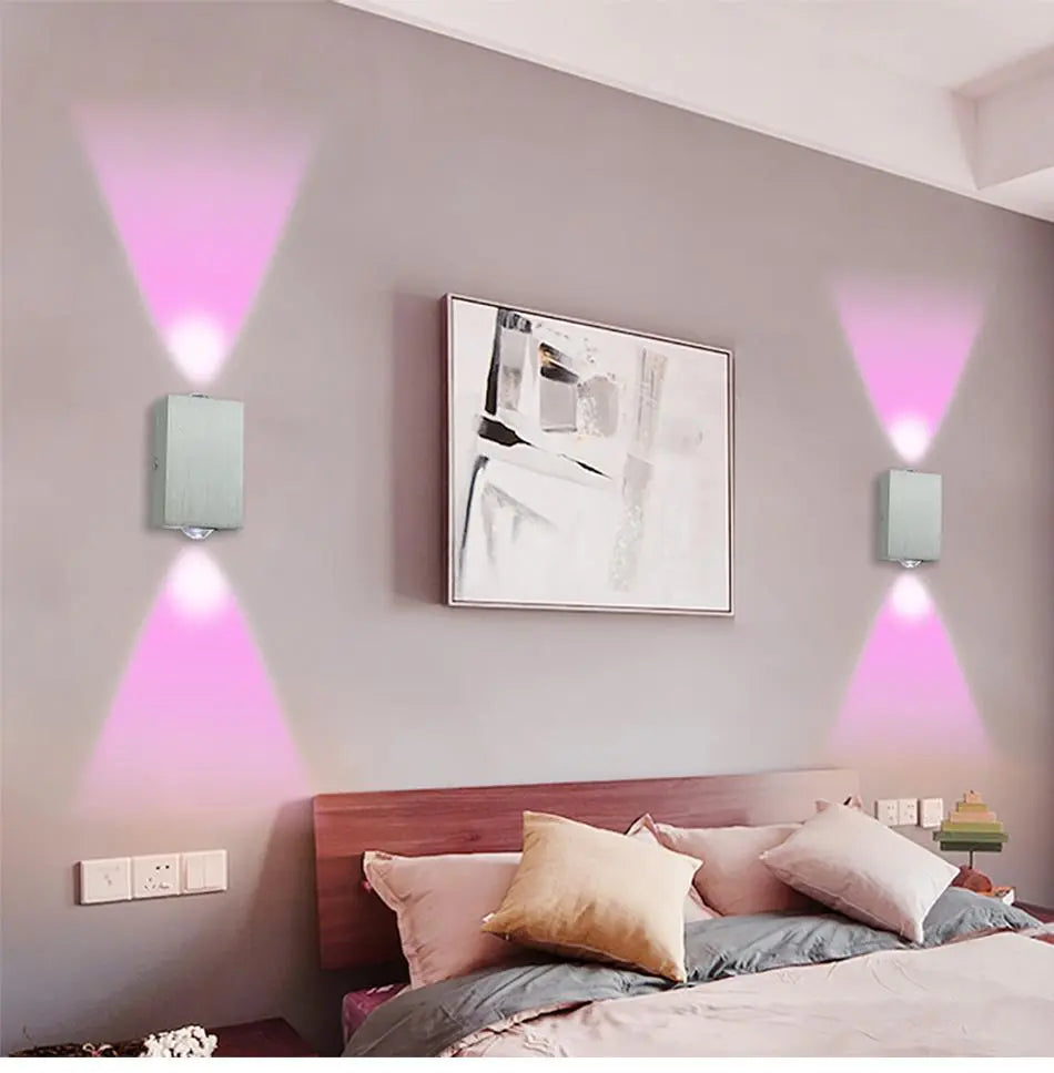 Modern LED Cube Wall Light Aluminium IP44 2W to 6W