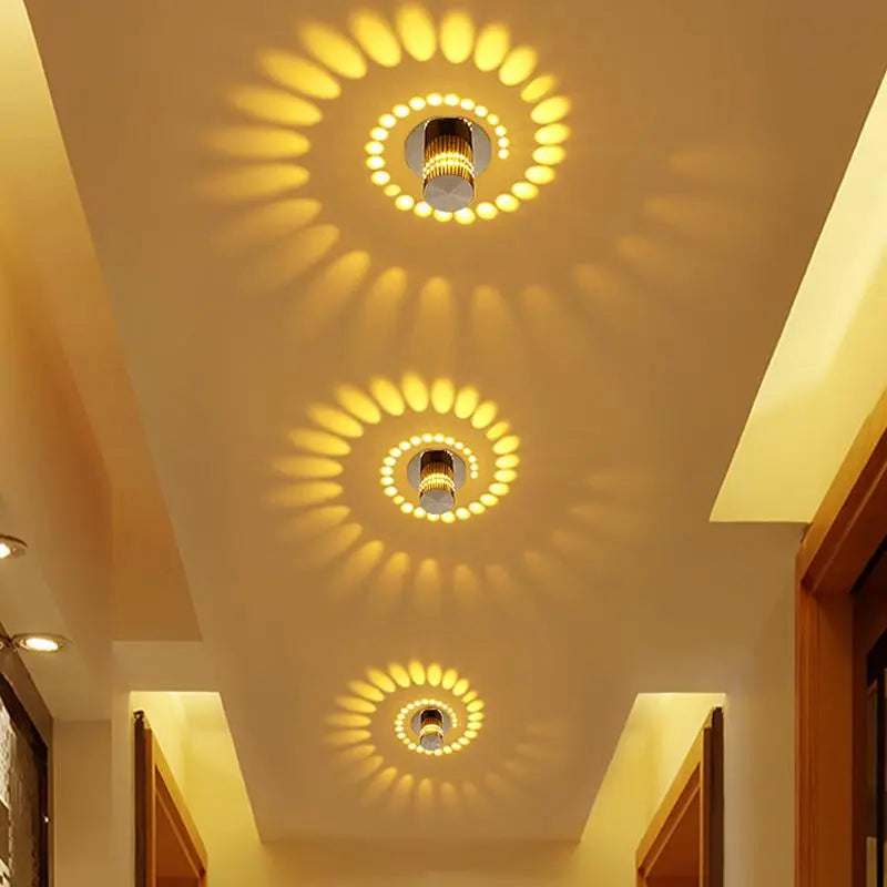 Modern Swirl LED Ceiling Light