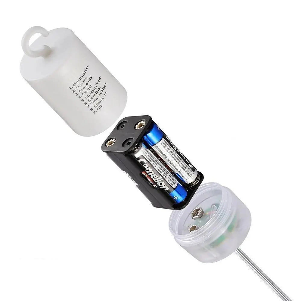 LED Starburst Light IP44 Battery Remote