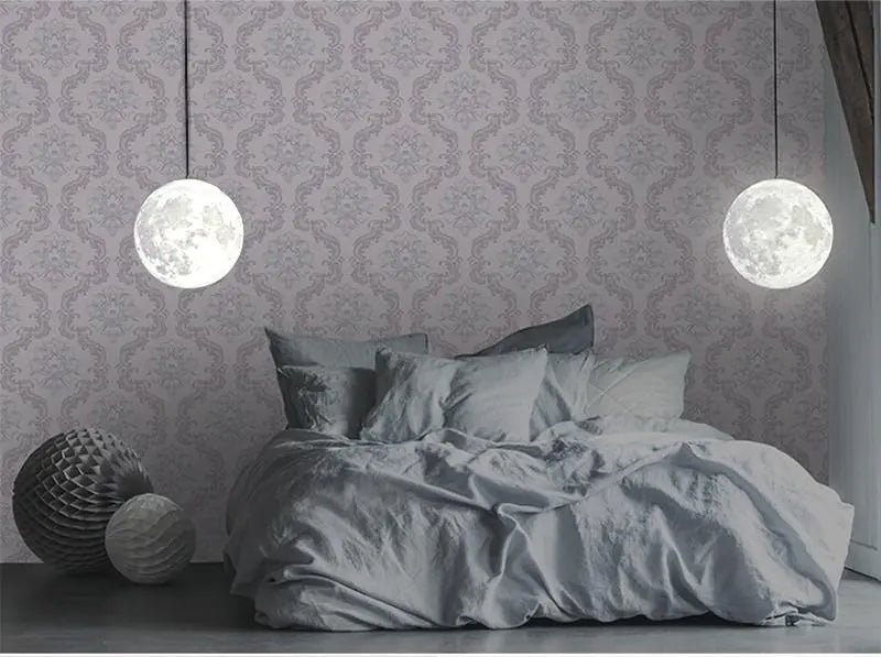 Full Moon 3D LED Pendant Light PVC 5 Sizes Warm Cool White