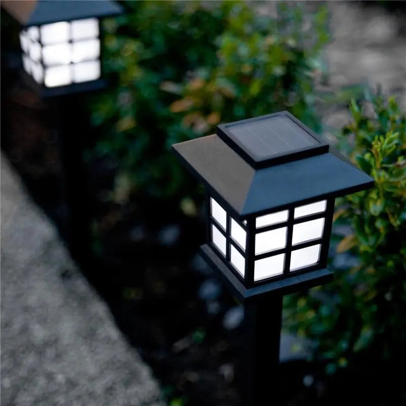 Oriental LED Solar Lantern ABS Dusk Sensor