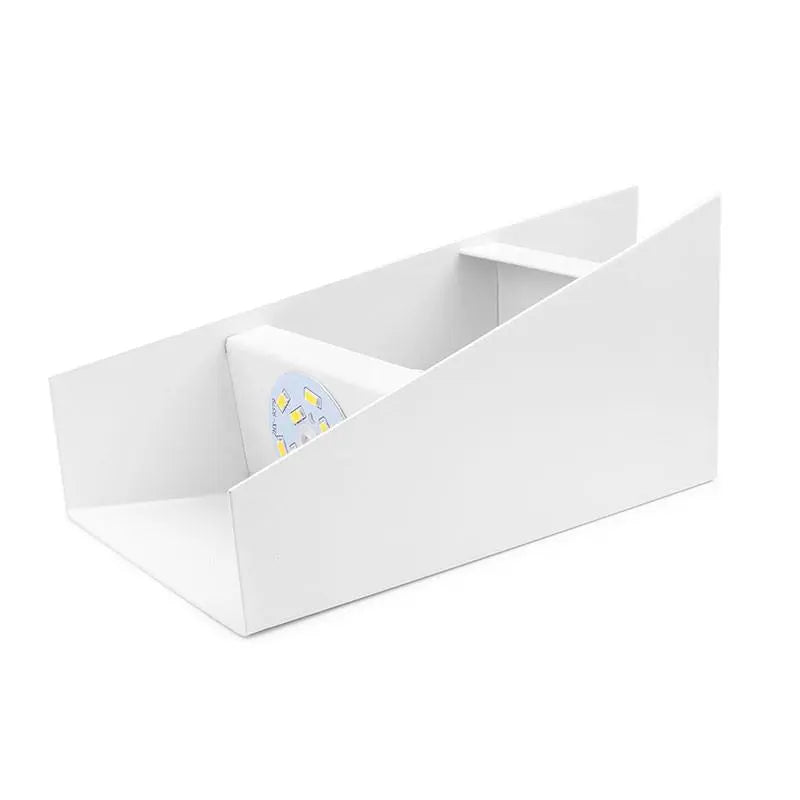 Modern Geometric Wall Light Iron LED 10W 3000K White Black