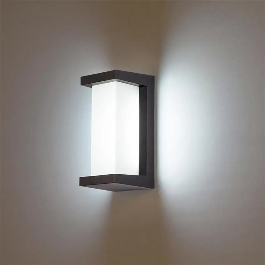 Modern LED Outdoor Wall Light Aluminium 12W 18W Horizontal Vertical