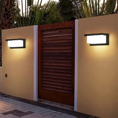 Modern LED Outdoor Wall Light Aluminium 12W 18W Horizontal Vertical