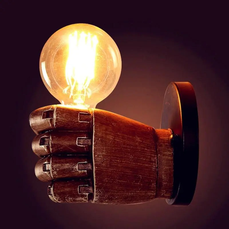 Hand Shaped Wall Light with E27 Socket