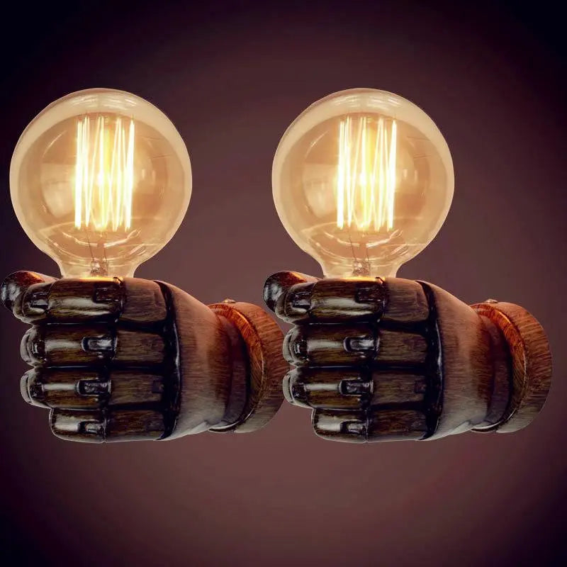 Hand Shaped Wall Light with E27 Socket