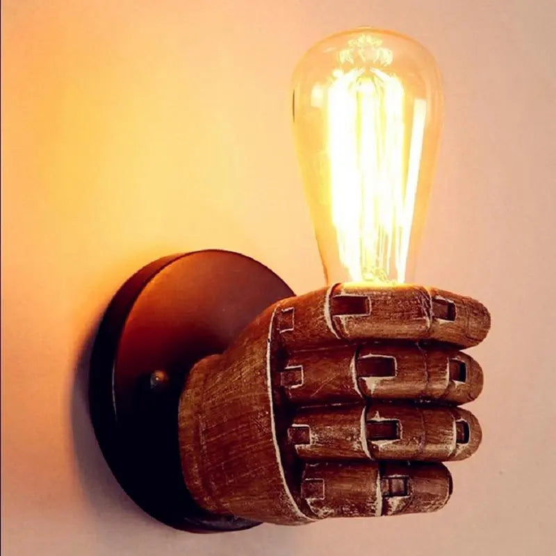 Hand Shaped Wall Light with E27 Socket