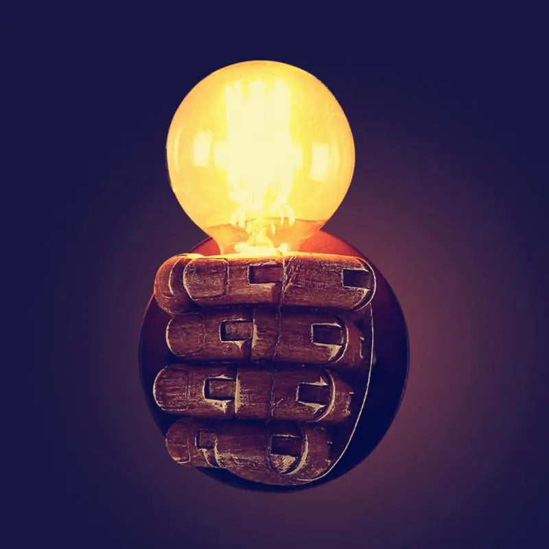 Hand Shaped Wall Light with E27 Socket