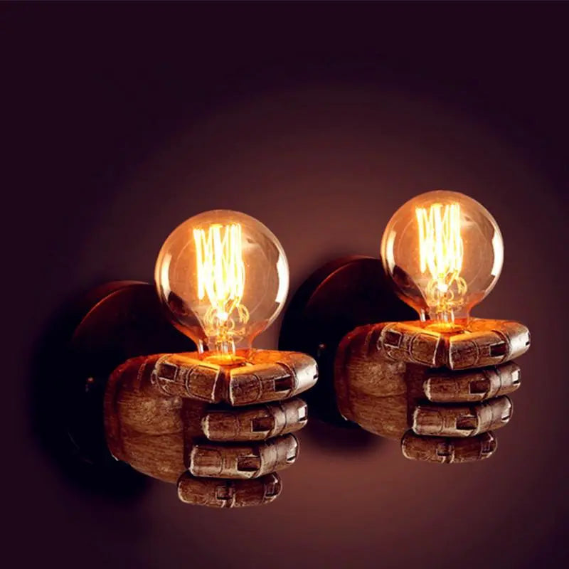 Hand Shaped Wall Light with E27 Socket