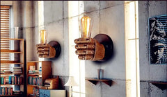 Hand Shaped Wall Light with E27 Socket