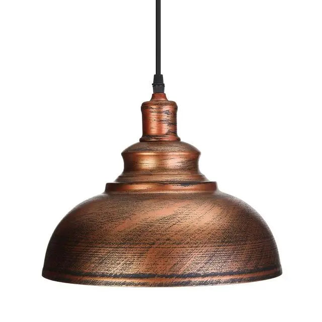 Vintage Industrial Dome Pendant Light Metal E27 Ø29 cm 3 Colours