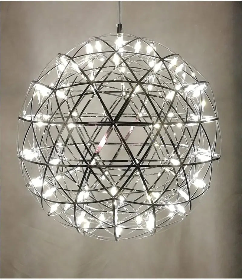 LED Pendant Light Chrome or Gold — 4 Sizes, Dimmable or Fixed Colour, Integrated LED