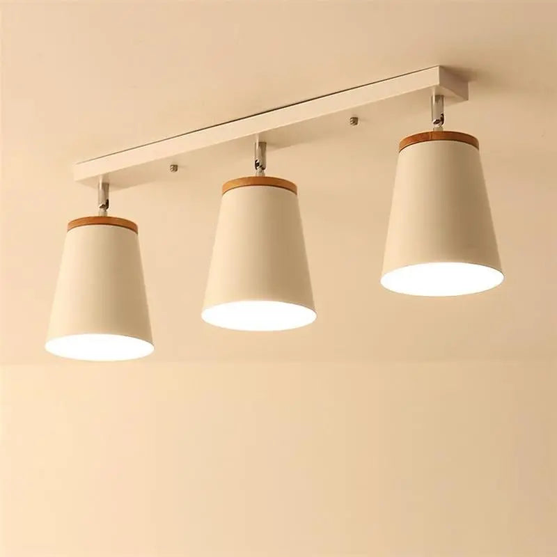 Modern Nordic Adjustable Pendant Light Iron LED 1-2-3 Heads