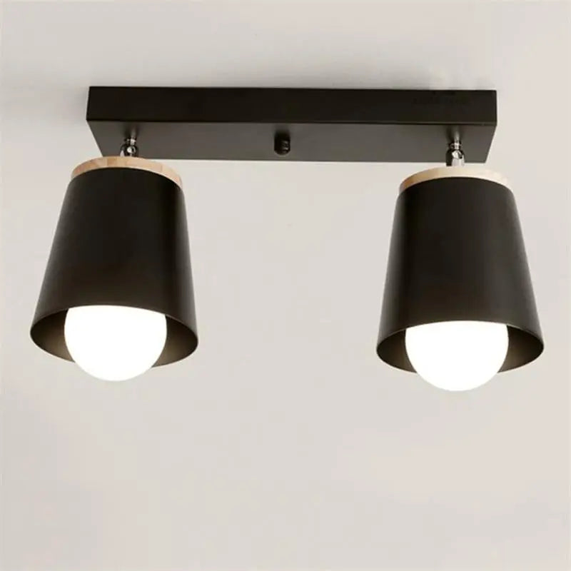 Modern Nordic Adjustable Pendant Light Iron LED 1-2-3 Heads