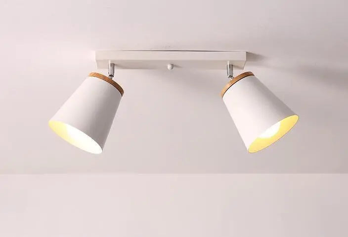 Modern Nordic Adjustable Pendant Light Iron LED 1-2-3 Heads