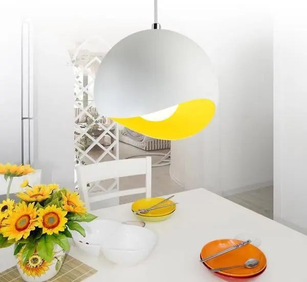Dome Pendant Light Iron E27 Single or Sets of 3 & 4 Multi-Colour
