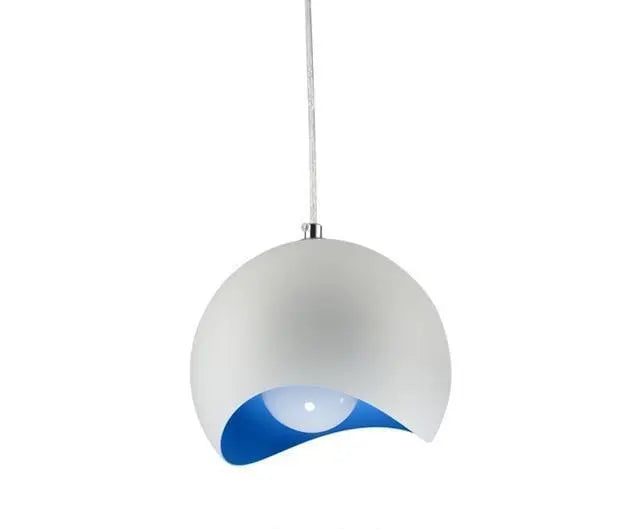 Dome Pendant Light Iron E27 Single or Sets of 3 & 4 Multi-Colour