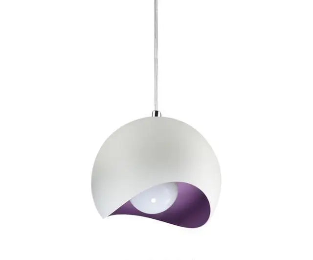 Dome Pendant Light Iron E27 Single or Sets of 3 & 4 Multi-Colour