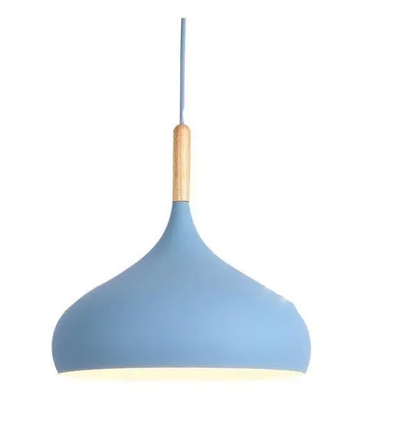 Macaroon Pendant Light Matt Aluminium E27 24cm 6 Colours