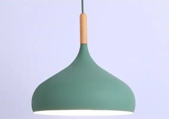 Macaroon Pendant Light Matt Aluminium E27 24cm 6 Colours