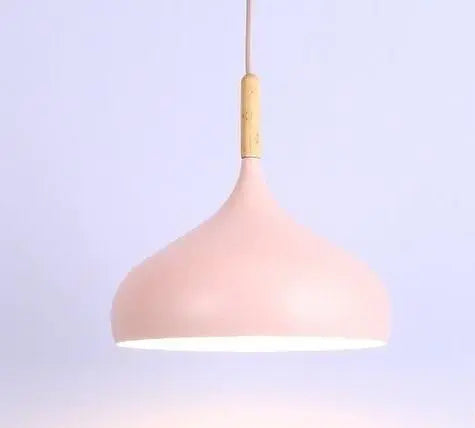 Macaroon Pendant Light Matt Aluminium E27 24cm 6 Colours