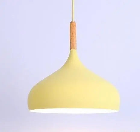 Macaroon Pendant Light Matt Aluminium E27 24cm 6 Colours