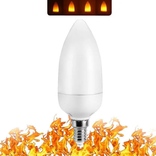 LED Flame Effect Bulb E27 PC 3W or 9W 3 Modes Gravity Sensor