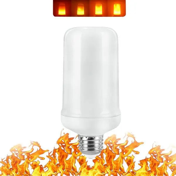 LED Flame Effect Bulb E27 PC 3W or 9W 3 Modes Gravity Sensor