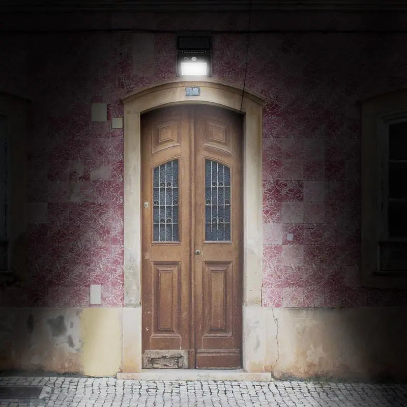 Solar Motion Sensor Wall Light 20 LED IP44