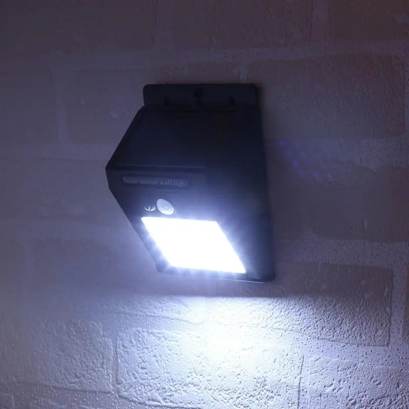 Solar Motion Sensor Wall Light 20 LED IP44