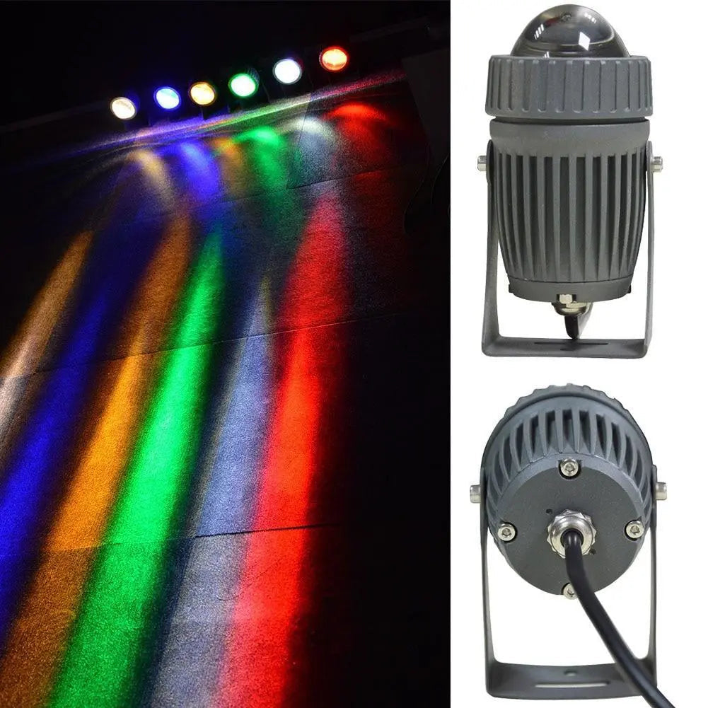 Outdoor Spotlight, 10W LED, IP65, 360°, 6 Colours