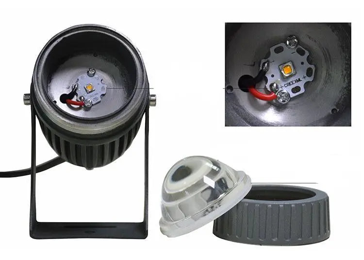 Outdoor Spotlight, 10W LED, IP65, 360°, 6 Colours