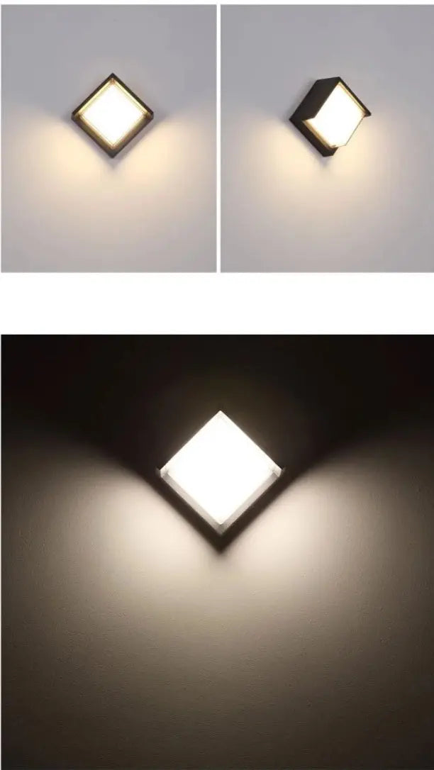 LED Garden Wall Light Outdoor Waterproof Aluminium