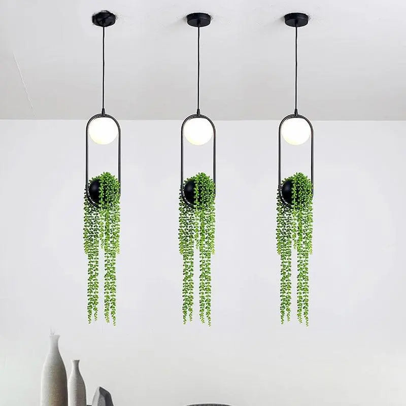 Sky Garden Pendant Light with Plant Bowl E27