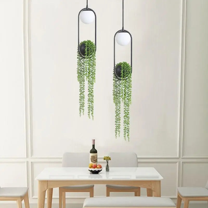 Sky Garden Pendant Light with Plant Bowl E27