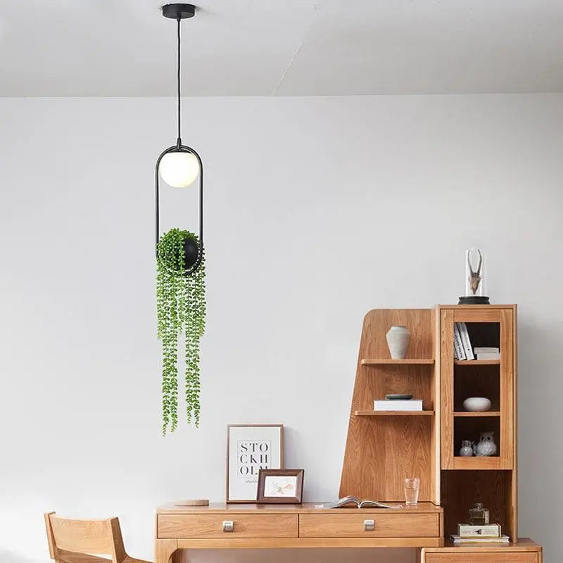 Sky Garden Pendant Light with Plant Bowl E27