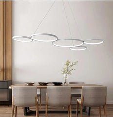 Art Deco LED Pendant Light Acrylic Aluminium IP44