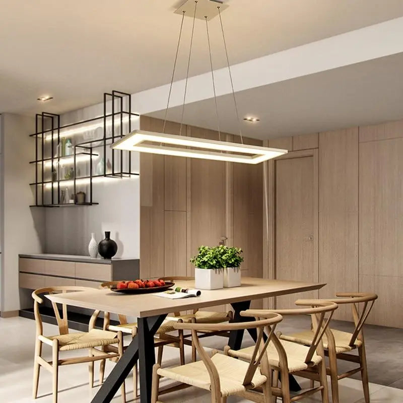 Regina LED Pendant Light Aluminium — 4 Sizes, White / Black, Cool or Warm White
