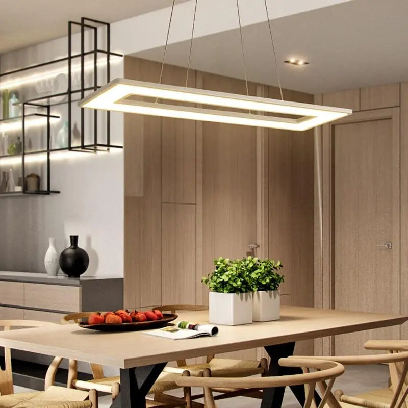 Regina LED Pendant Light Aluminium — 4 Sizes, White / Black, Cool or Warm White