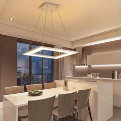 Regina LED Pendant Light Aluminium — 4 Sizes, White / Black, Cool or Warm White