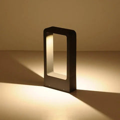 Modern Black Framed Garden Light