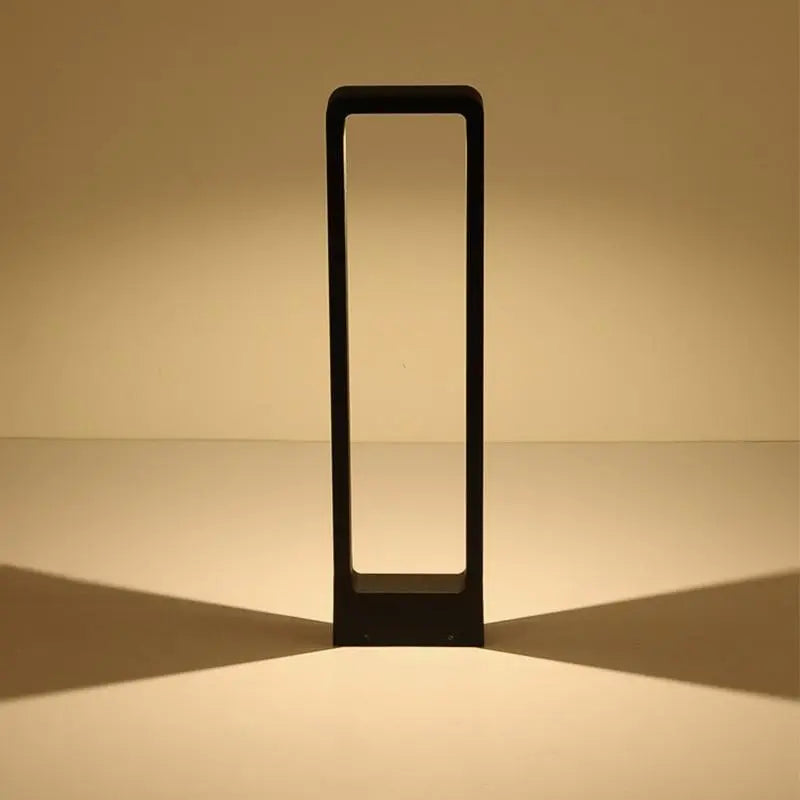Modern Black Framed Garden Light