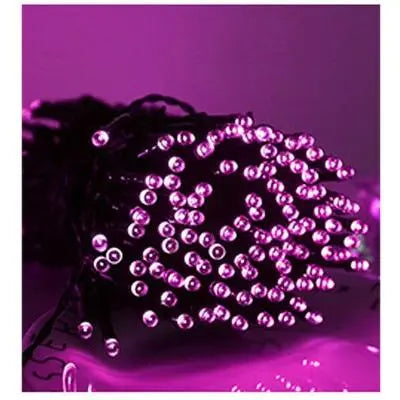 Solar String Lights, IP44, 8 Modes, Dusk Sensor, 8 Colours