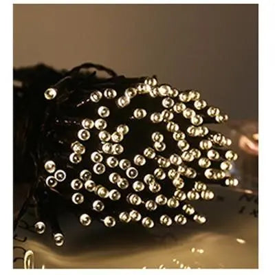 Solar String Lights, IP44, 8 Modes, Dusk Sensor, 8 Colours