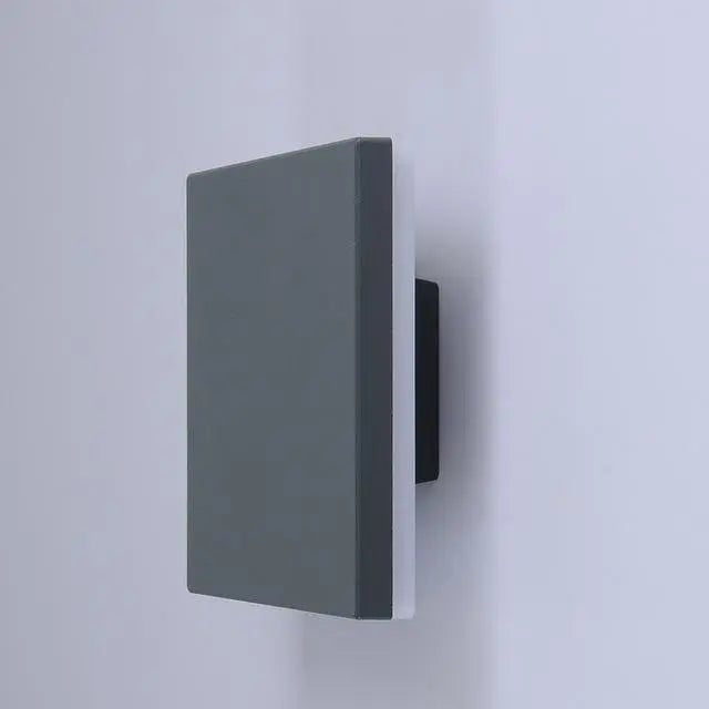 Disc Reflector Wall Light Aluminium LED IP44 Round or Cubic