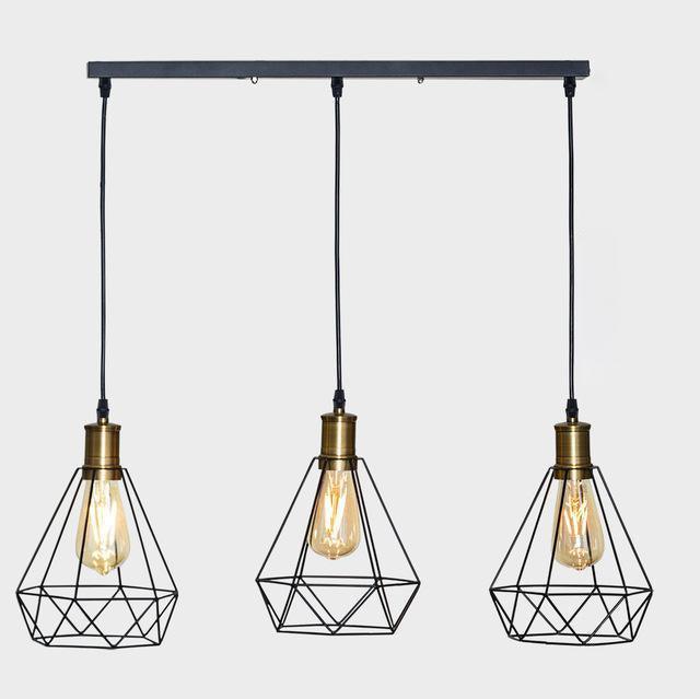 Industrial Cage Pendant Light