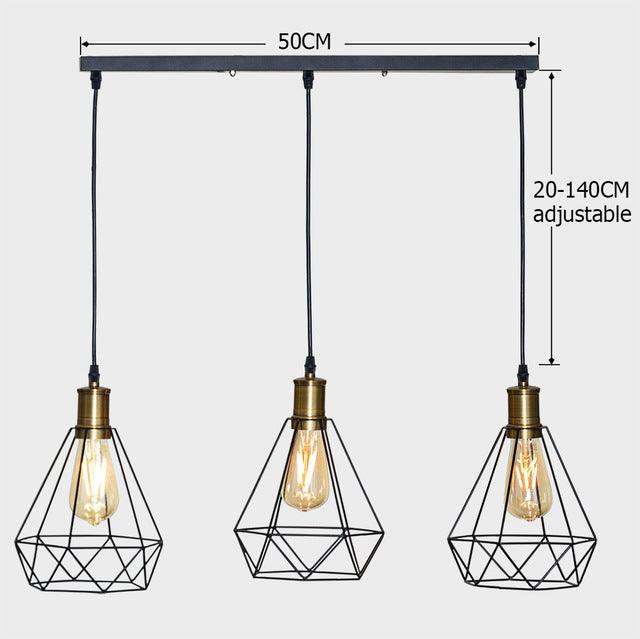 Industrial Cage Pendant Light